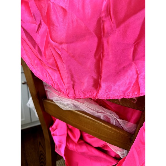 Barbie Core Special Occasion Dress Hot Pink Wedding Guest Prom Pageant Cosplay - Picture 9 of 10
